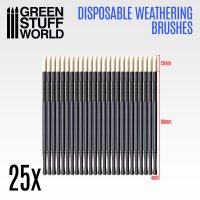 グリーンスタッフワールド[GSWD-2420]使い捨て式耐候性スポンジブラシ(25個入り)