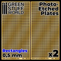 グリーンスタッフワールド[GSWD-10110]エッチングメッシュプレート 0.5mm長方形(小)