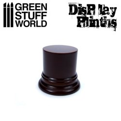 画像1: グリーンスタッフワールド[GSWD-1801]円柱型展示台座4.5cm径 ヘーゼルナッツブラウン