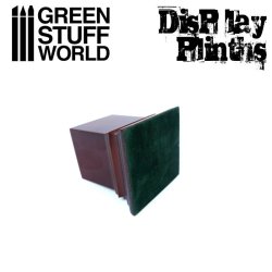 画像2: グリーンスタッフワールド[GSWD-1802]正四角柱展示台座 4x4 cm ヘーゼルナッツブラウン