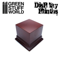 画像1: グリーンスタッフワールド[GSWD-1803]正四角柱展示台座 6x6 cm ヘーゼルナッツブラウン
