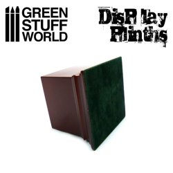 画像2: グリーンスタッフワールド[GSWD-1803]正四角柱展示台座 6x6 cm ヘーゼルナッツブラウン
