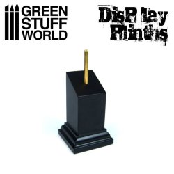 画像1: グリーンスタッフワールド[GSWD-1805]バストモデル用展示台3x3x7cmブラック