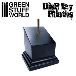 画像1: グリーンスタッフワールド[GSWD-1806]バストモデル用展示台5x5x7cmブラック