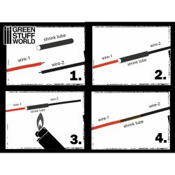画像2: グリーンスタッフワールド[GSWD-1574]LED接続用熱収縮チューブ(20個入)