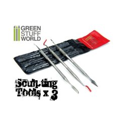 画像1: グリーンスタッフワールド[GSWD-6011]3x Sculpting Tools