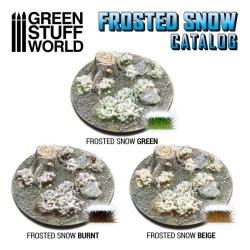 画像2: グリーンスタッフワールド[GSWD-10726]情景素材 雪を被った茂み 高さ6mm グリーン(粘着剤付)