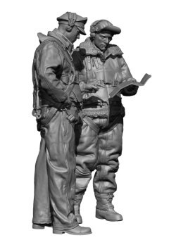 画像4: H3 Models[HS16002]1/16 WWII アメリカ陸軍航空軍爆撃機パイロット&クルー