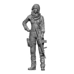 画像4: H3 Models[HS16009]1/16 現用 G.Iジェーン ライフルを持つ女性兵士