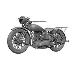 画像2: H3 Models[HS16012]1/16 WWII 英国陸軍軍用バイク「ボーントゥライド」