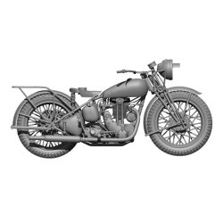 画像4: H3 Models[HS16012]1/16 WWII 英国陸軍軍用バイク「ボーントゥライド」
