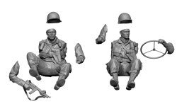 画像4: H3 Models[HS16025]1/16 WWII アメリカ陸軍空挺隊員運転手&搭乗兵セット