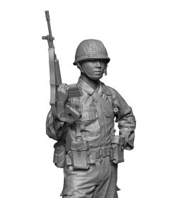 画像6: H3 Models[HS16030]1/16 現用 韓国陸軍(ROKA)歩兵 歩哨に立つ衛兵 1990年代