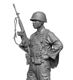 画像7: H3 Models[HS16030]1/16 現用 韓国陸軍(ROKA)歩兵 歩哨に立つ衛兵 1990年代