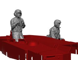 画像3: H3 Models[HS16044]1/16 現用 韓国陸軍(ROKA) 戦車兵セット(2体入)