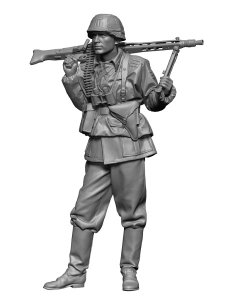 画像1: H3 Models[HS16056]1/16 WWII ドイツ MG42機関銃手 (1)