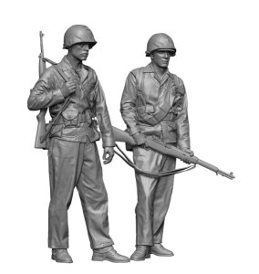 画像1: H3 Models[HS16060]1/16 WWII アメリカ海兵隊員セット(2体入) (1)