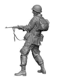 画像3: H3 Models[HS16122]1/16 WWII アメリカ 空挺部隊員「射撃」