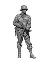 H3 Models[HS16127]1/16 WWII アメリカ陸軍 トンプソン短機関銃を持つ兵士