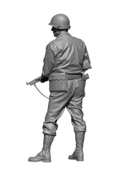 画像3: H3 Models[HS16127]1/16 WWII アメリカ陸軍 トンプソン短機関銃を持つ兵士