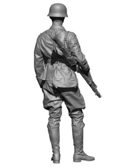 画像4: H3 Models[HS24094]1/24 WWII ドイツ・アフリカ軍団の機関銃手