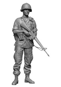 画像1: H3 Models[HS24098]1/24 現用 アメリカ ベトナム戦争のライフルマン (1)