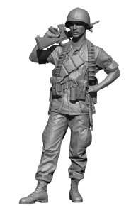 画像1: H3 Models[HS24099]1/24 現用 アメリカ ベトナム戦争のライフルマン＃1 (1)