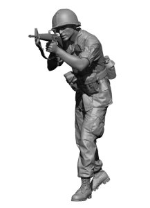 画像1: H3 Models[HS24101]1/24 現用 アメリカ ベトナム戦争の兵士「止まれ！」 (1)
