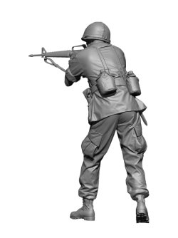 画像4: H3 Models[HS24101]1/24 現用 アメリカ ベトナム戦争の兵士「止まれ！」