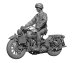 画像1: H3 Models[HS24109]1/24 WWII アメリカ空挺師団「アメリカンライダー」(バイク付) (1)