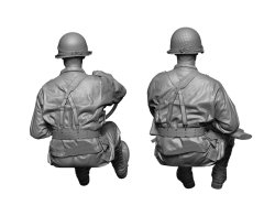 画像6: H3 Models[HS24114]1/24 WWII アメリカ ウィリス乗員セット(2体入)