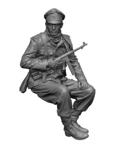 画像5: H3 Models[HS24138]1/24 WWII ドイツ 待機中の武装親衛隊指揮官