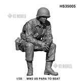 H3 Models[HS35005]1/35 WWII アメリカ陸軍 腰掛けて小休を取る空挺兵