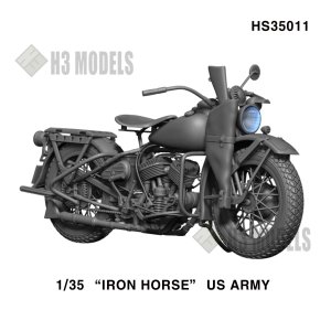 画像1: H3 Models[HS35011]1/35 WWII アメリカ陸軍軍用バイク「アイアンホース」 (1)