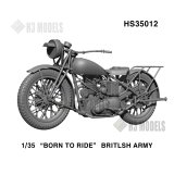 H3 Models[HS35012]1/35 WWII 英国陸軍軍用バイク「ボーントゥライド」