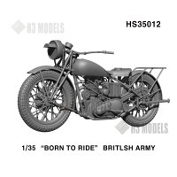 H3 Models[HS35012]1/35 WWII 英国陸軍軍用バイク「ボーントゥライド」