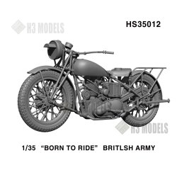 画像1: H3 Models[HS35012]1/35 WWII 英国陸軍軍用バイク「ボーントゥライド」