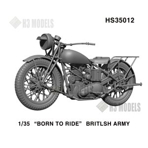 画像1: H3 Models[HS35012]1/35 WWII 英国陸軍軍用バイク「ボーントゥライド」 (1)