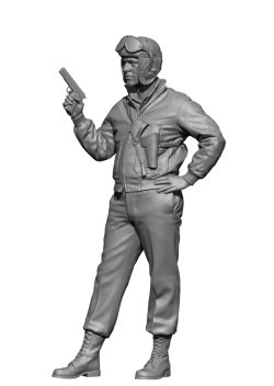 画像2: H3 Models[HS35026]1/35 WWII アメリカ戦車隊指揮官3 拳銃を抜いて警戒する戦車兵長