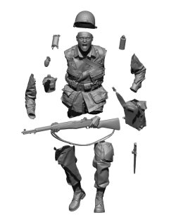画像5: H3 Models[HS35029]1/35 WWII アメリカ陸軍 突撃する空挺兵