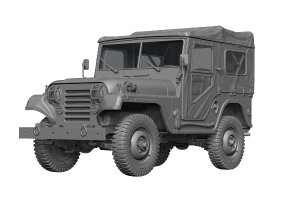 画像1: H3 Models[HS35035]1/35 現用 韓国陸軍 K-111 1/4tトラック フルキット (1)