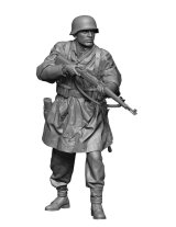 H3 Models[HS35134]1/35 WWII ドイツ 迷彩ポンチョを着た武装親衛隊兵士＃3