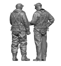 画像2: H3 Models[HS48001]1/48 WWII アメリカ陸軍航空軍爆撃機パイロット＆クルー