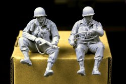 画像8: H3 Models[HS48025]1/48 WWII アメリカ陸軍空挺隊員運転手&搭乗兵(2体入)
