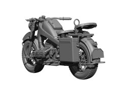 画像2: H3 Models[HS48031]1/48 WWII ドイツ ツュンダップKS750 軍用バイク