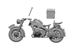画像5: H3 Models[HS48031]1/48 WWII ドイツ ツュンダップKS750 軍用バイク