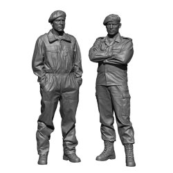 画像1: H3 Models[HS48033]1/48 現用 ドイツ国防軍 戦車搭乗員セット(2体入)
