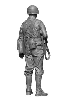 画像3: H3 Models[HS48061]1/48 WWII アメリカ海兵隊員1 トンプソンを持つ兵士