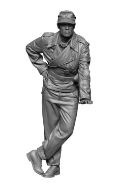 画像2: H3 Models[HS48064]1/48 WWII ドイツ戦車兵指揮官2 手をついて立つ車長
