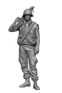 画像1: H3 Models[HS48102]1/48 現用 アメリカ ベトナム戦争のM60機関銃手 (1)